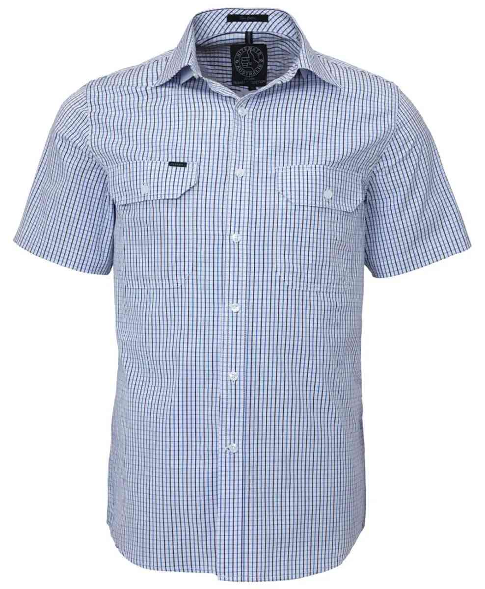 Pilbara Men’s Double Pockets Short-Sleeve Shirt in Queensland