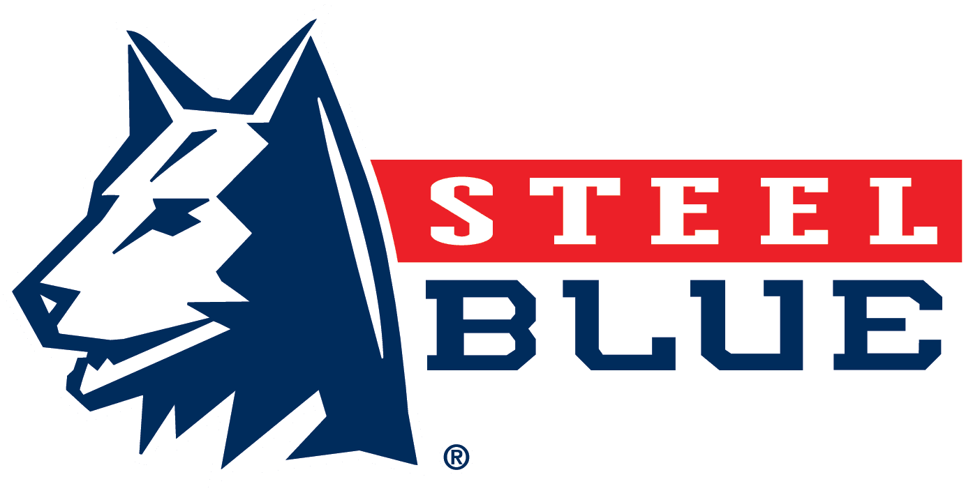 Steel Blue Logo Transparent