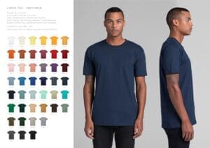AS Colour 5001 Mens Staple Tee From Tradey’s Browns Plains in QLD